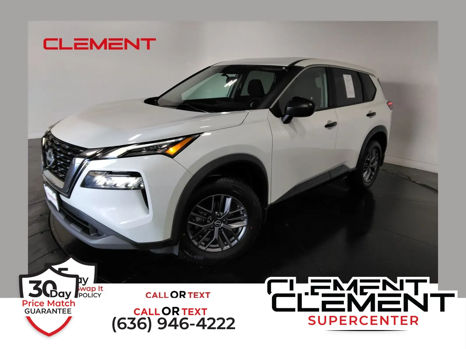 White 2023 Nissan Rogue S for sale in Florissant, MO