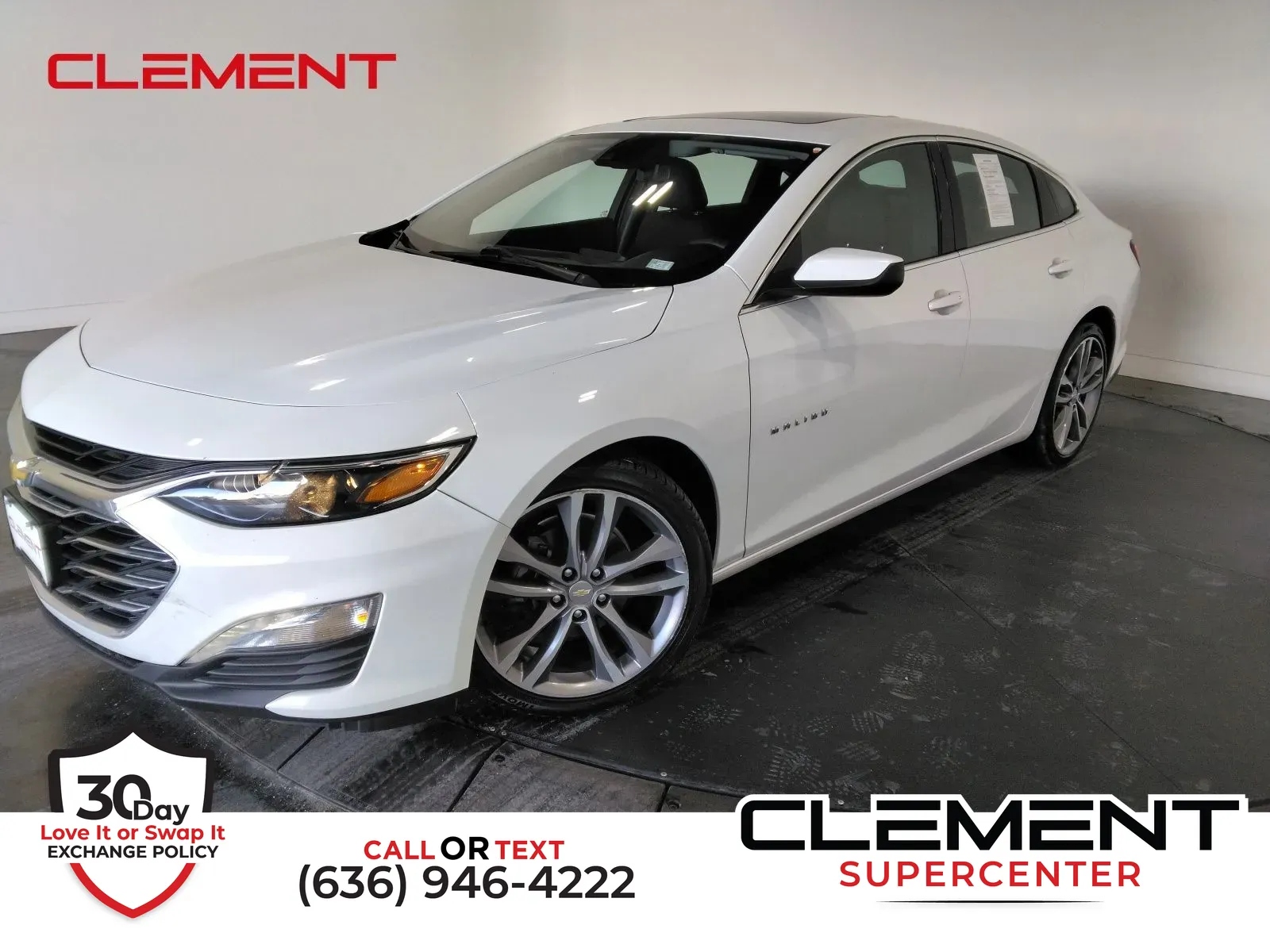 White 2023 Chevrolet Malibu LT for sale in Florissant, MO