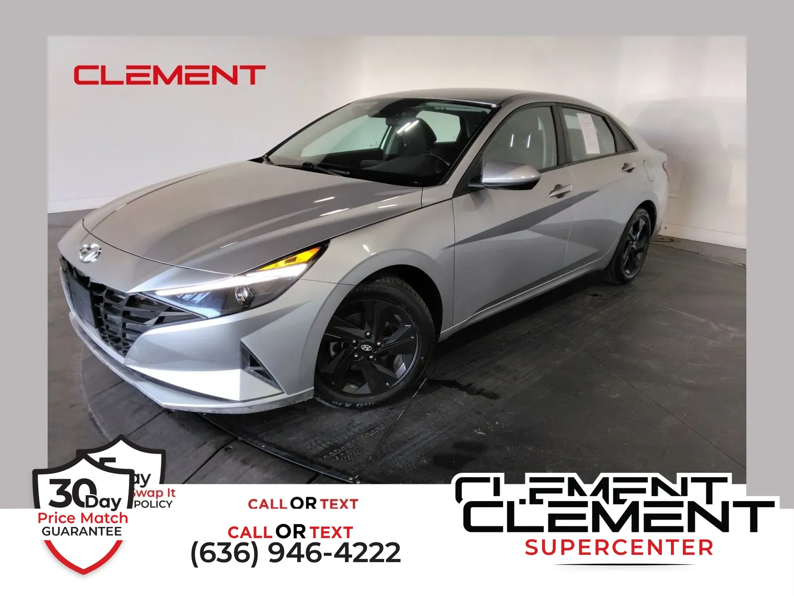 Silver 2021 Hyundai Elantra SEL for sale in Florissant, MO