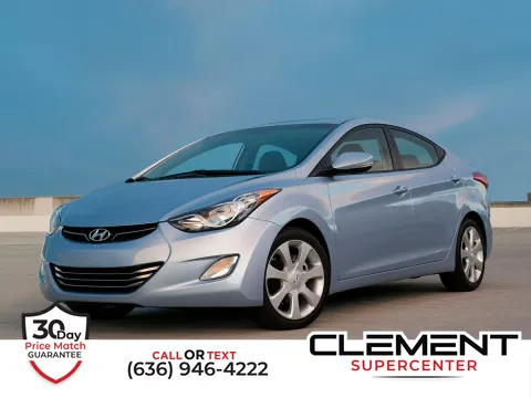 Red 2012 Hyundai Elantra Limited for sale in Florissant, MO