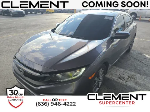 Silver 2020 Honda Civic EX-L for sale in Florissant, MO