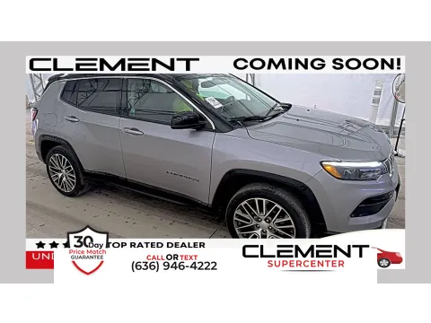 Silver 2022 Jeep Compass Limited for sale in Florissant, MO