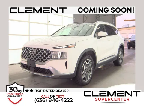 White 2022 Hyundai Santa Fe Hybrid SEL Premium for sale in Florissant, MO