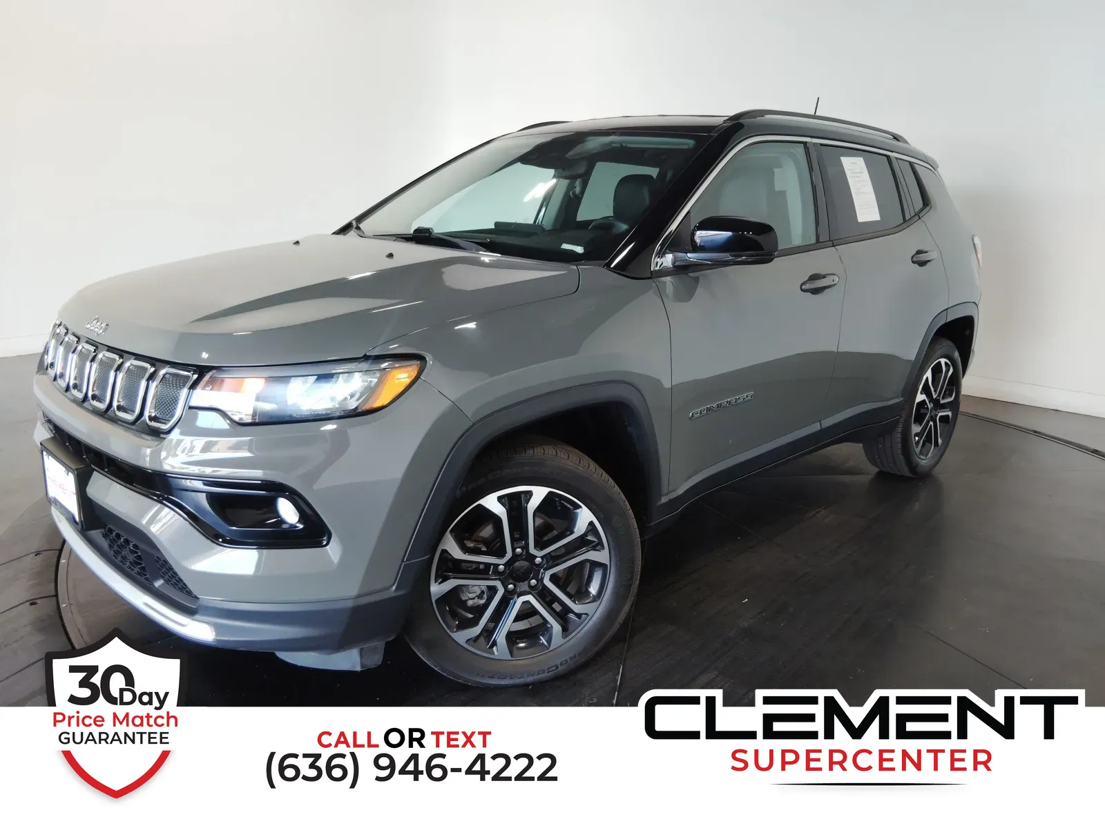 Gray 2022 Jeep Compass Limited for sale in Florissant, MO