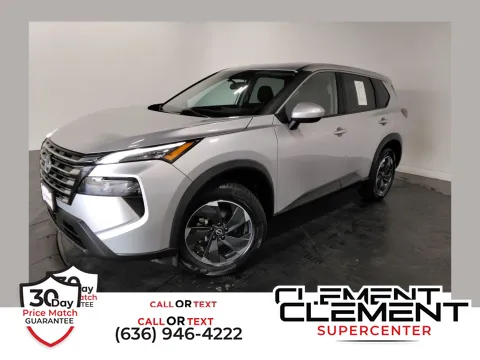 Silver 2024 Nissan Rogue SV for sale in Florissant, MO