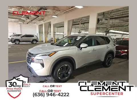 Silver 2024 Nissan Rogue SV for sale in Florissant, MO