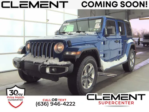 Blue 2018 Jeep Wrangler Unlimited Sahara for sale in Florissant, MO