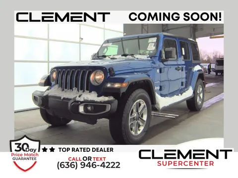 Blue 2018 Jeep Wrangler Unlimited Sahara for sale in Florissant, MO