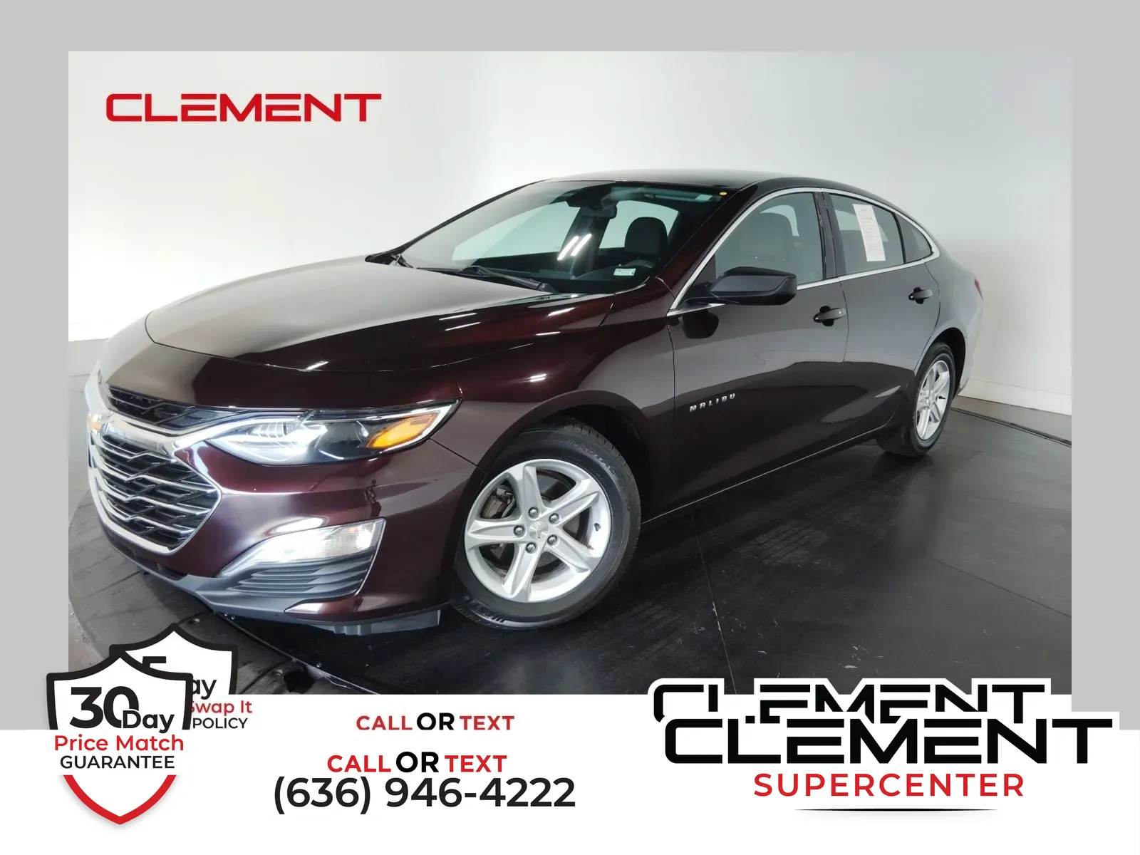 Black 2020 Chevrolet Malibu LS for sale in Florissant, MO