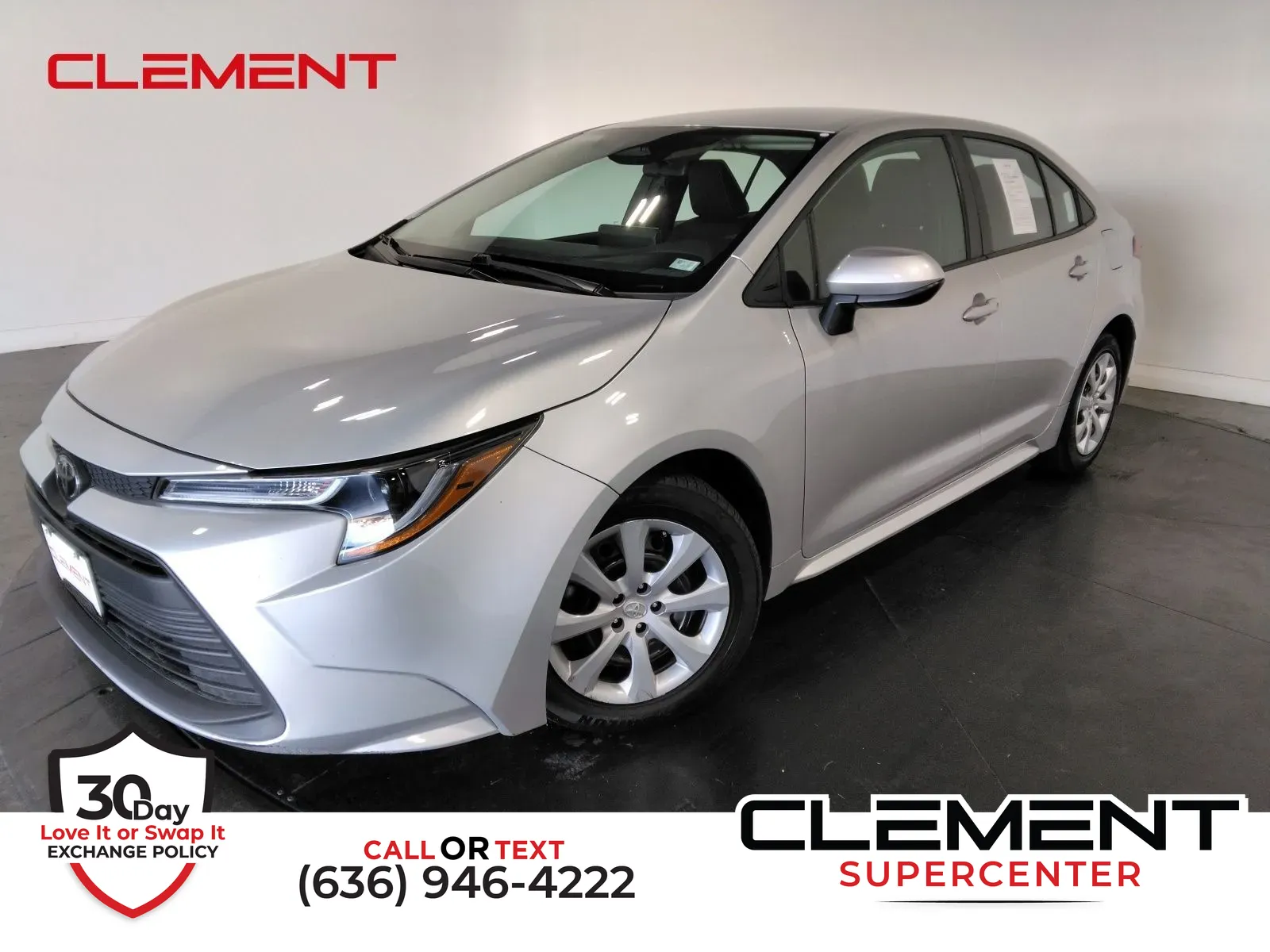 Silver 2024 Toyota Corolla LE for sale in Florissant, MO