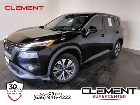 Black 2021 Nissan Rogue SV for sale in Florissant, MO