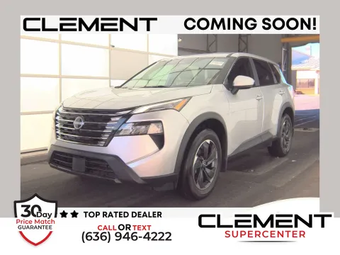 Silver 2024 Nissan Rogue SV for sale in Florissant, MO