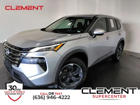 Silver 2024 Nissan Rogue SV for sale in Florissant, MO