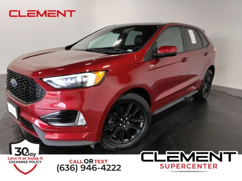 Red 2021 Ford Edge ST Line for sale in Florissant, MO