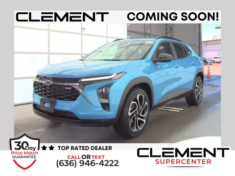 Blue 2025 Chevrolet Trax 2RS for sale in Florissant, MO