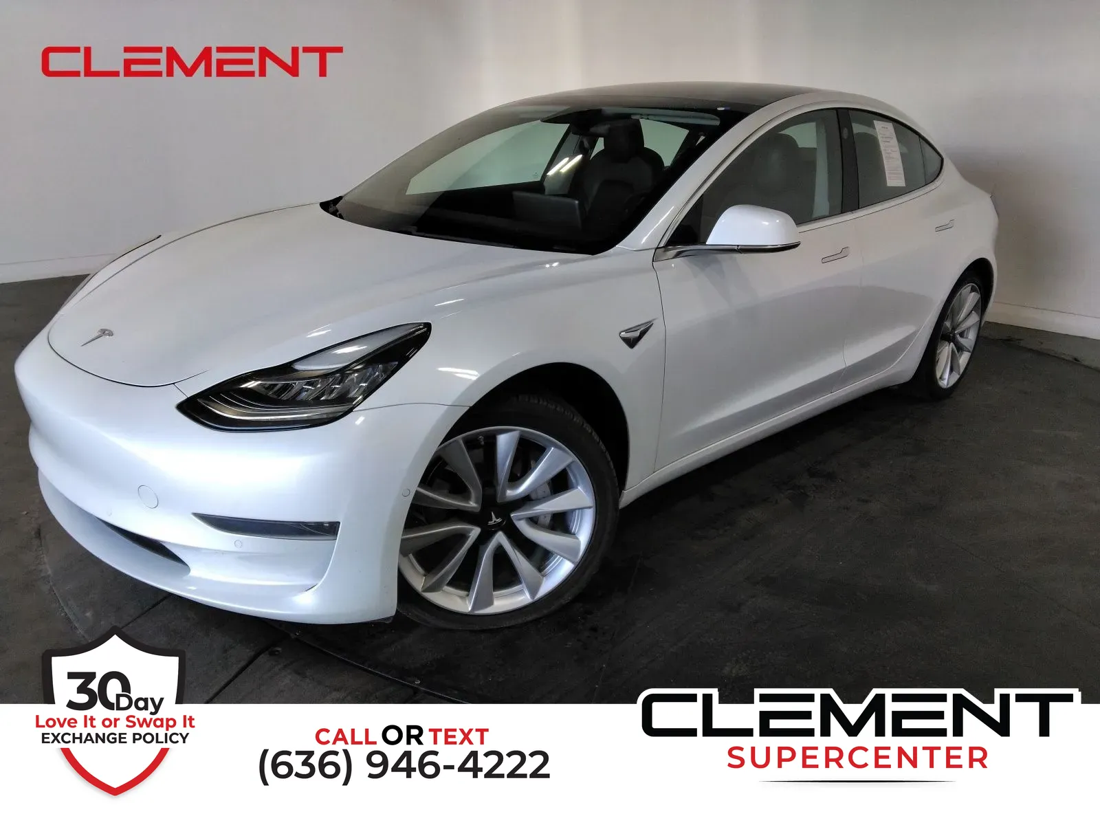 White 2019 Tesla Model 3 Standard Range Plus for sale in Florissant, MO
