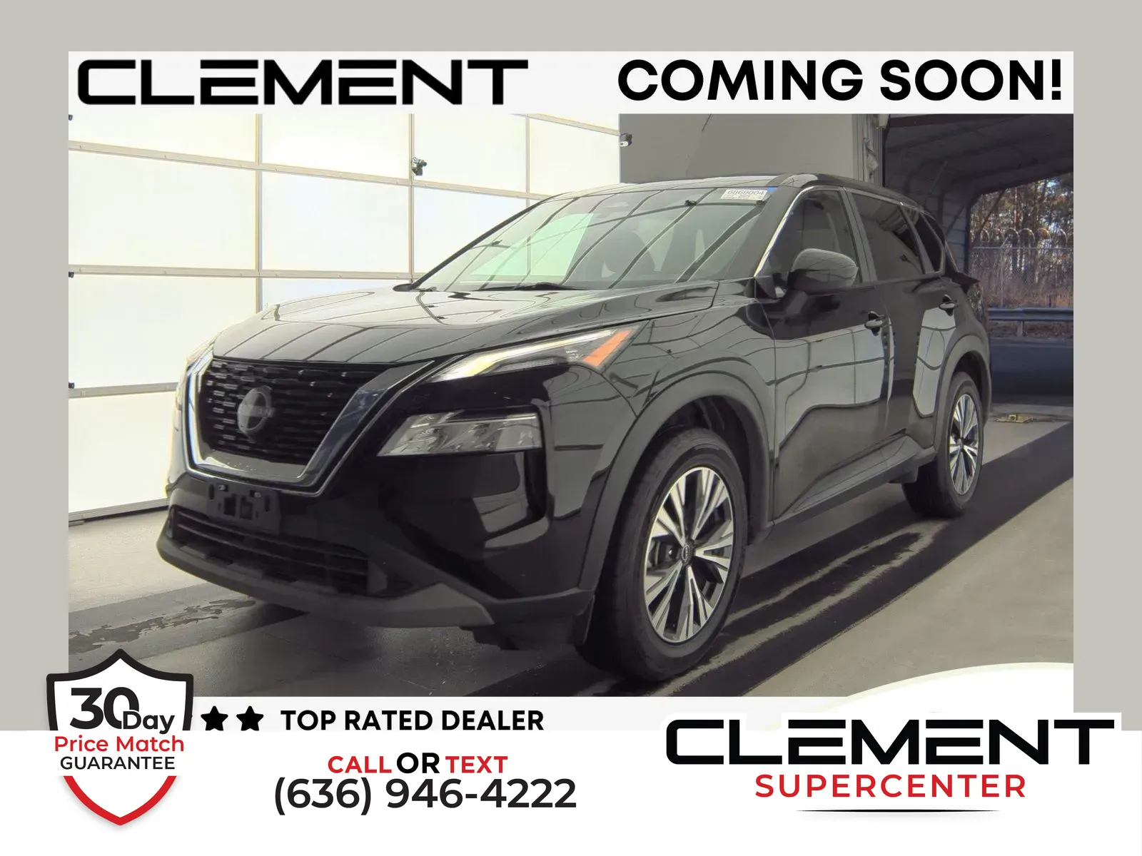 Black 2023 Nissan Rogue SV for sale in Florissant, MO