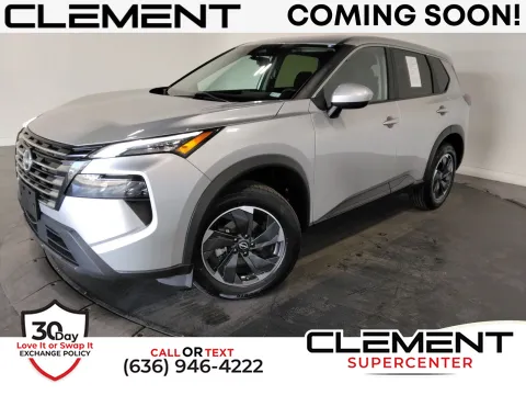 Silver 2024 Nissan Rogue SV for sale in Florissant, MO