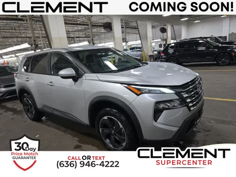 Silver 2024 Nissan Rogue SV for sale in Florissant, MO