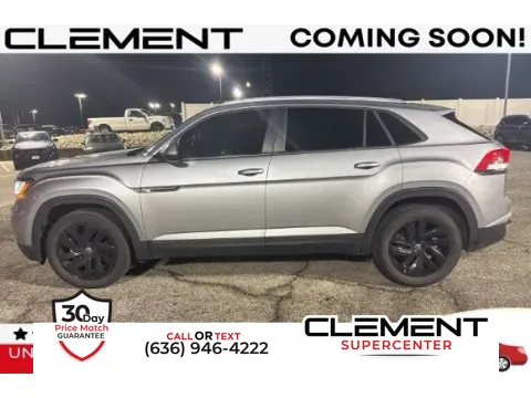 Silver 2022 Volkswagen Atlas Cross Sport 3.6L V6 SE w/Technology for sale in Florissant, MO