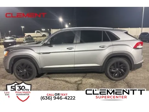 Black 2022 Volkswagen Atlas Cross Sport 3.6L V6 SE w/Technology for sale in Florissant, MO