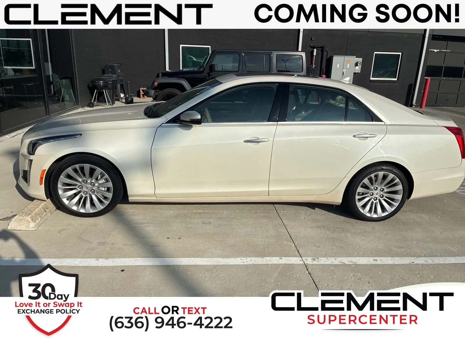 White 2014 Cadillac CTS 3.6L Luxury for sale in Florissant, MO