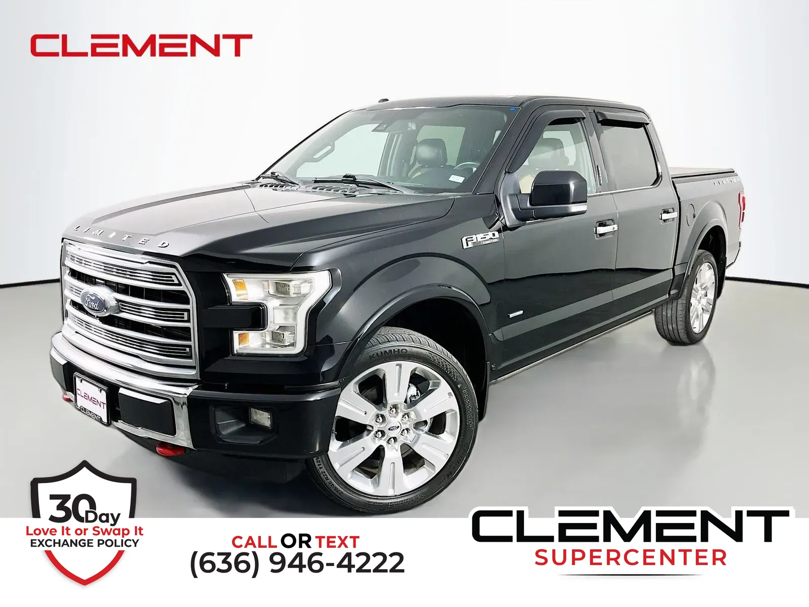 Black 2016 Ford F-150 Limited for sale in Florissant, MO