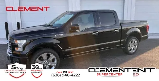 Black 2016 Ford F-150 Limited for sale in Florissant, MO