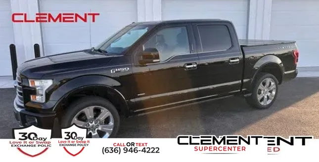 Black 2016 Ford F-150 Limited for sale in Florissant, MO