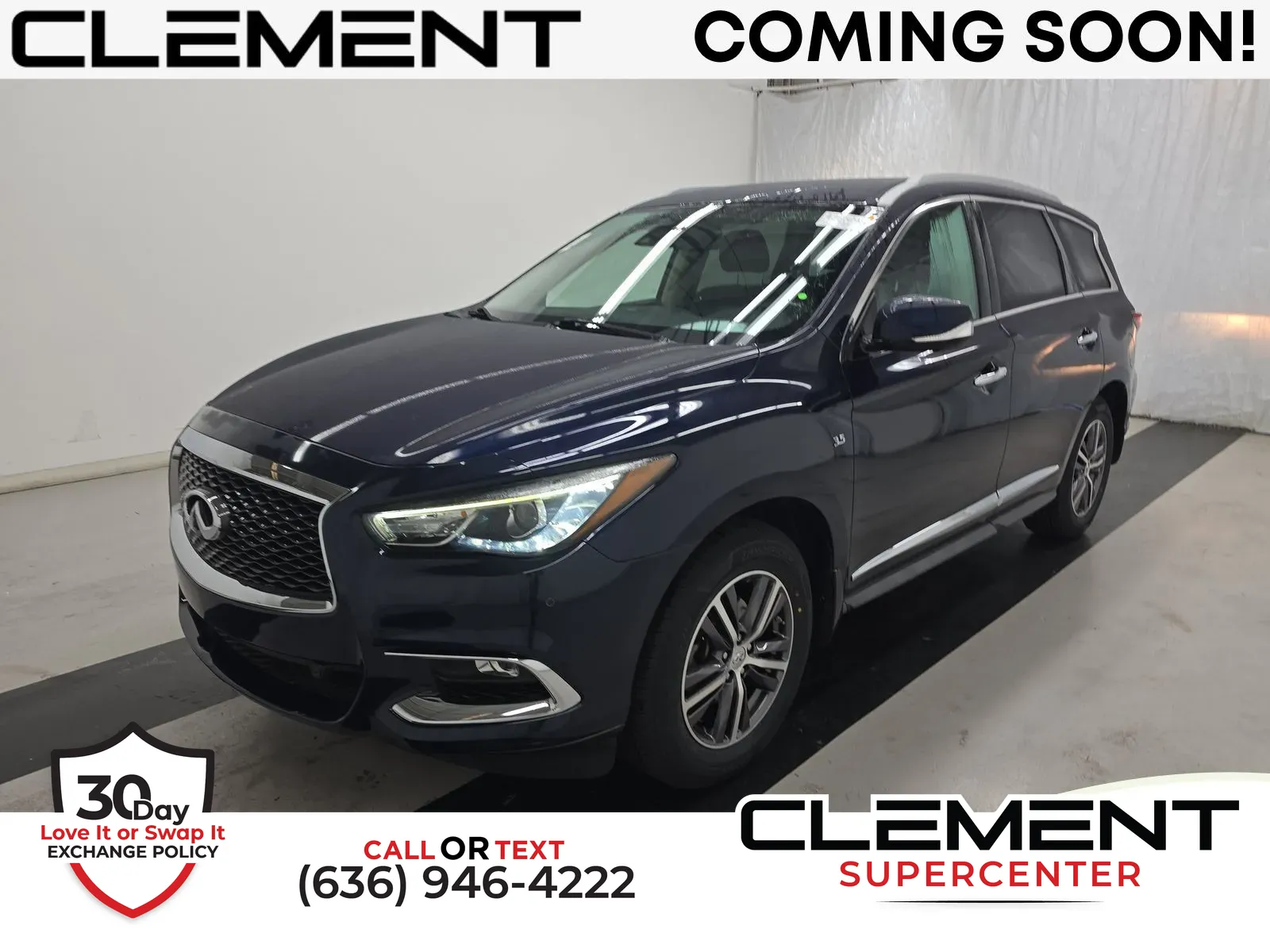 Blue 2019 INFINITI QX60 LUXE for sale in Florissant, MO