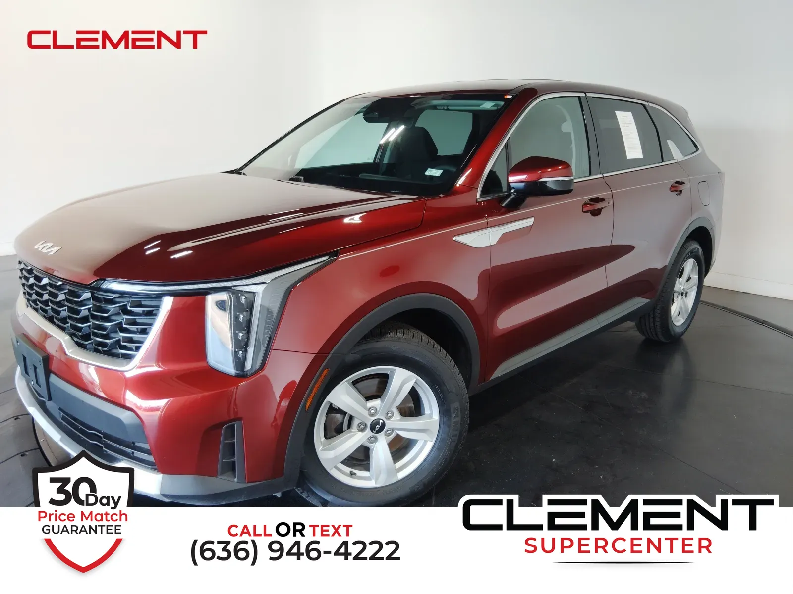 Red 2024 Kia Sorento LX for sale in Florissant, MO
