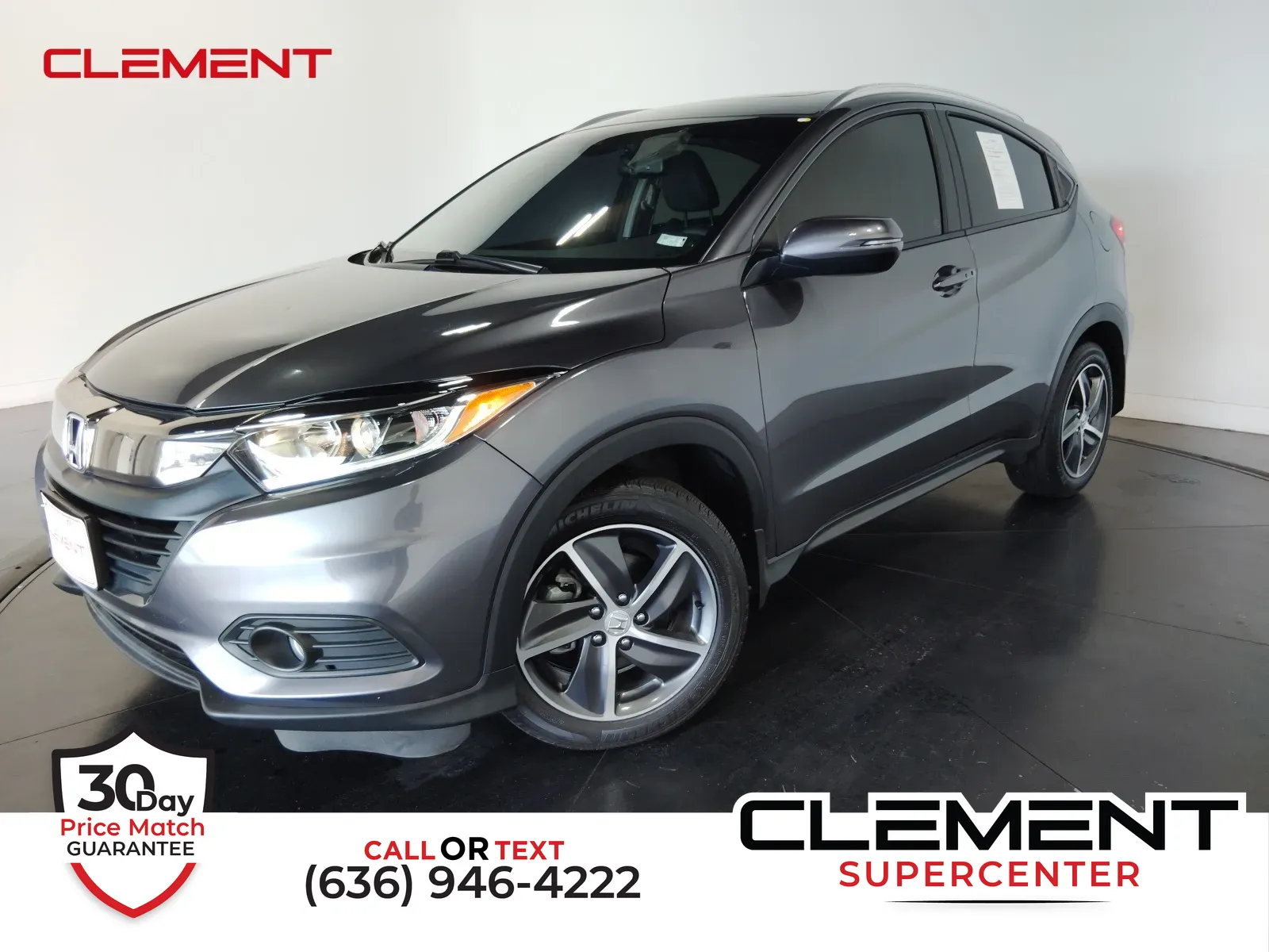 Gray 2022 Honda HR-V EX-L for sale in Florissant, MO