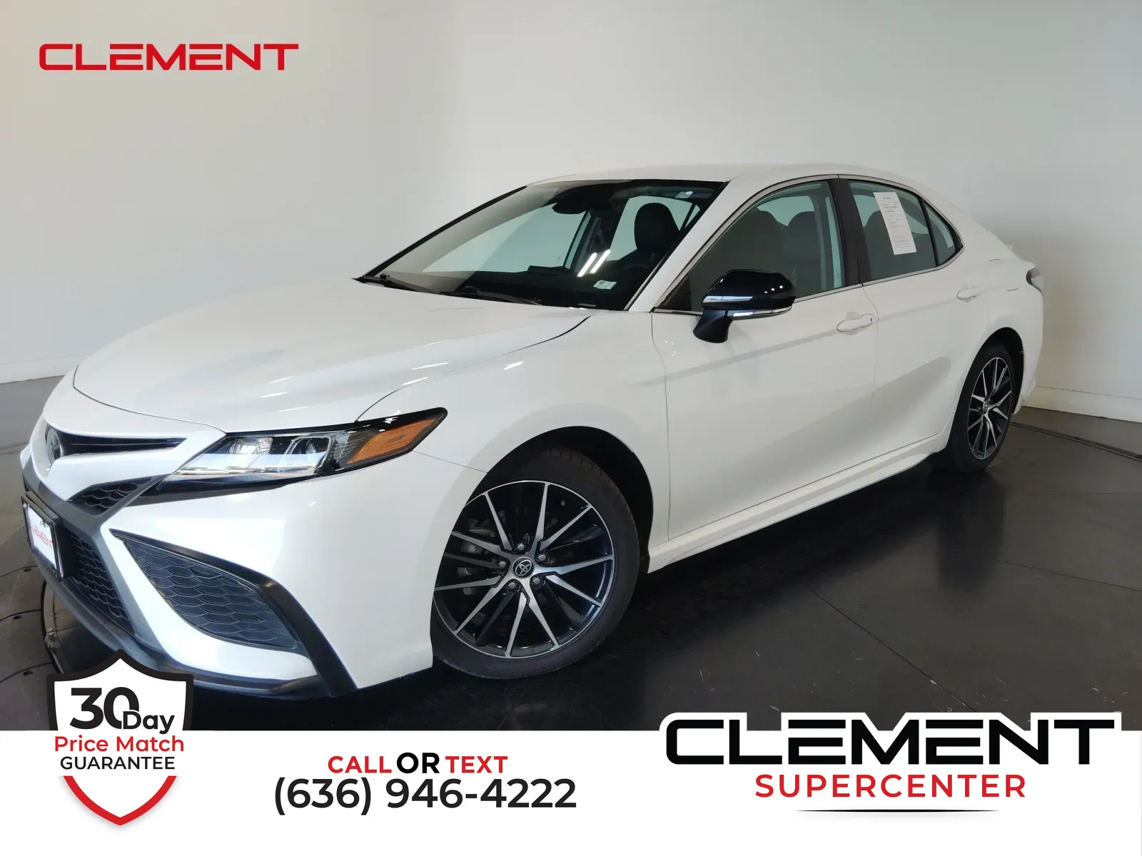 White 2023 Toyota Camry SE Nightshade for sale in Florissant, MO