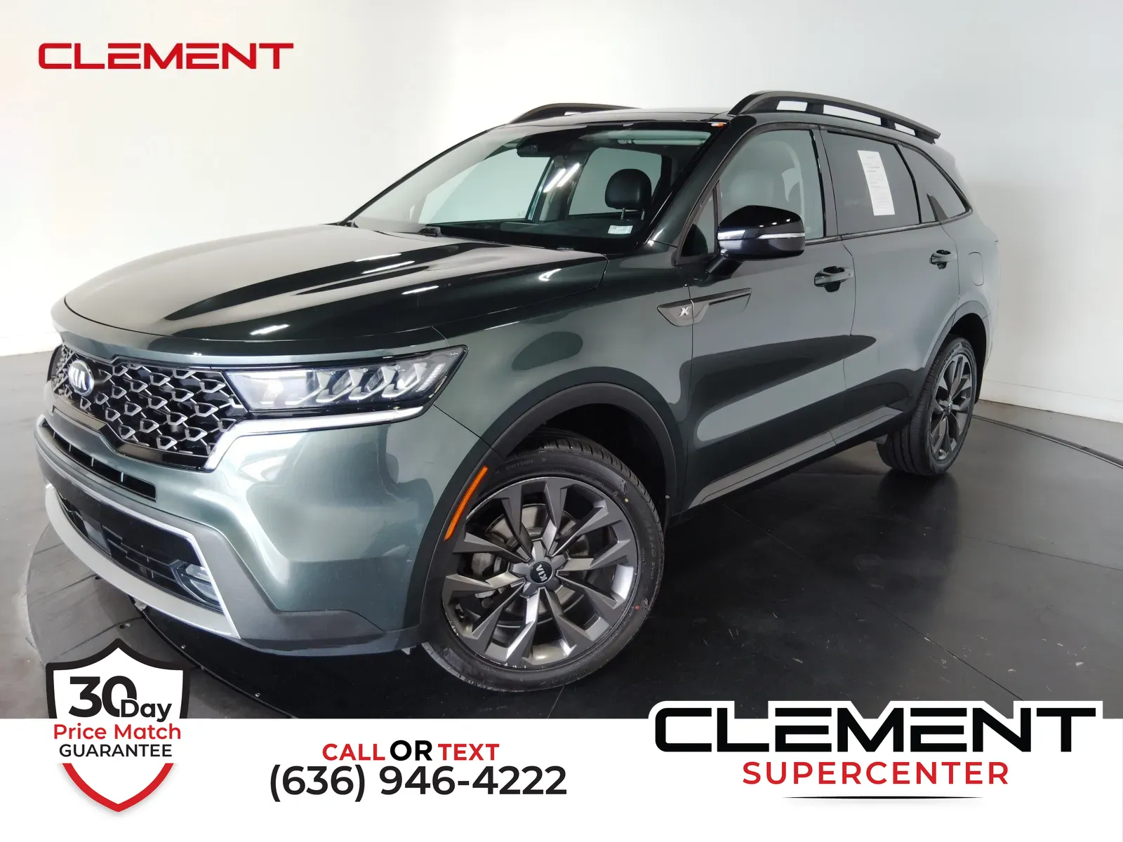 Green 2021 Kia Sorento EX for sale in Florissant, MO