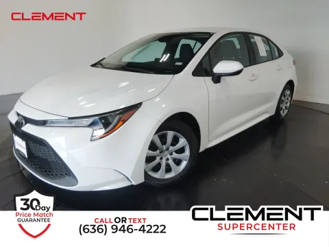 White 2022 Toyota Corolla LE for sale in Florissant, MO
