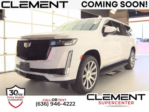 White 2021 Cadillac Escalade ESV Premium Luxury Platinum for sale in Florissant, MO