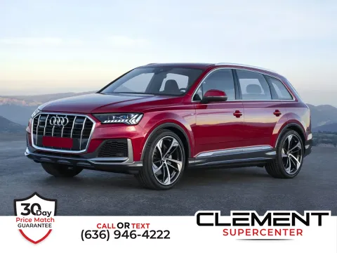 White 2020 Audi Q7 55 Premium Plus for sale in Florissant, MO