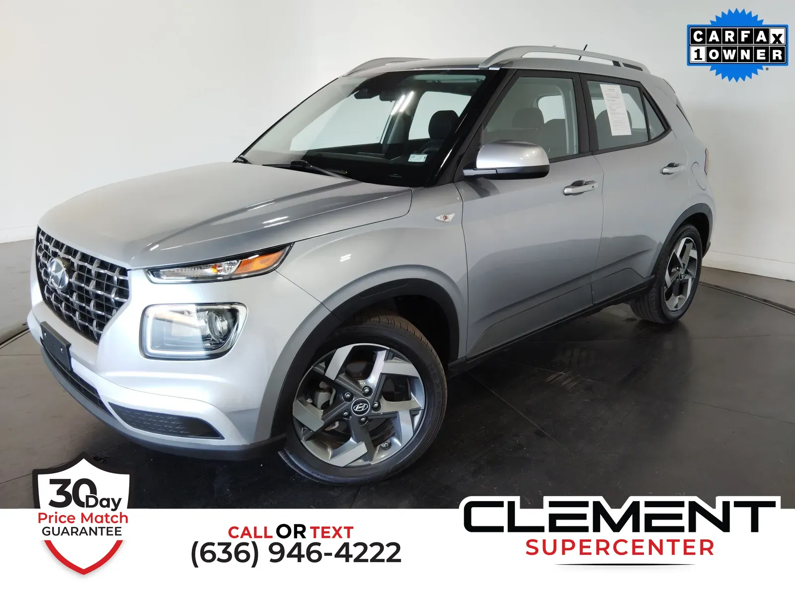 Silver 2024 Hyundai Venue SEL for sale in Florissant, MO