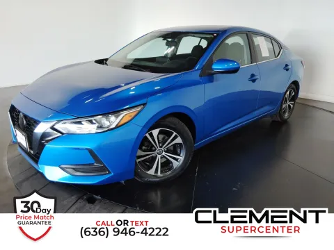 Blue 2021 Nissan Sentra SV for sale in Florissant, MO