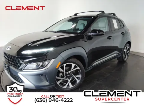 Black 2022 Hyundai Kona Limited for sale in Florissant, MO