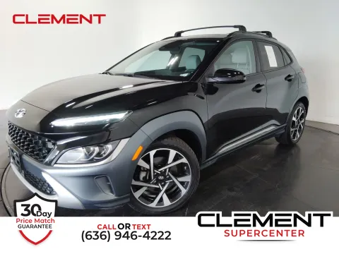 Black 2022 Hyundai Kona Limited for sale in Florissant, MO