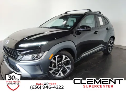 Black 2022 Hyundai Kona Limited for sale in Florissant, MO