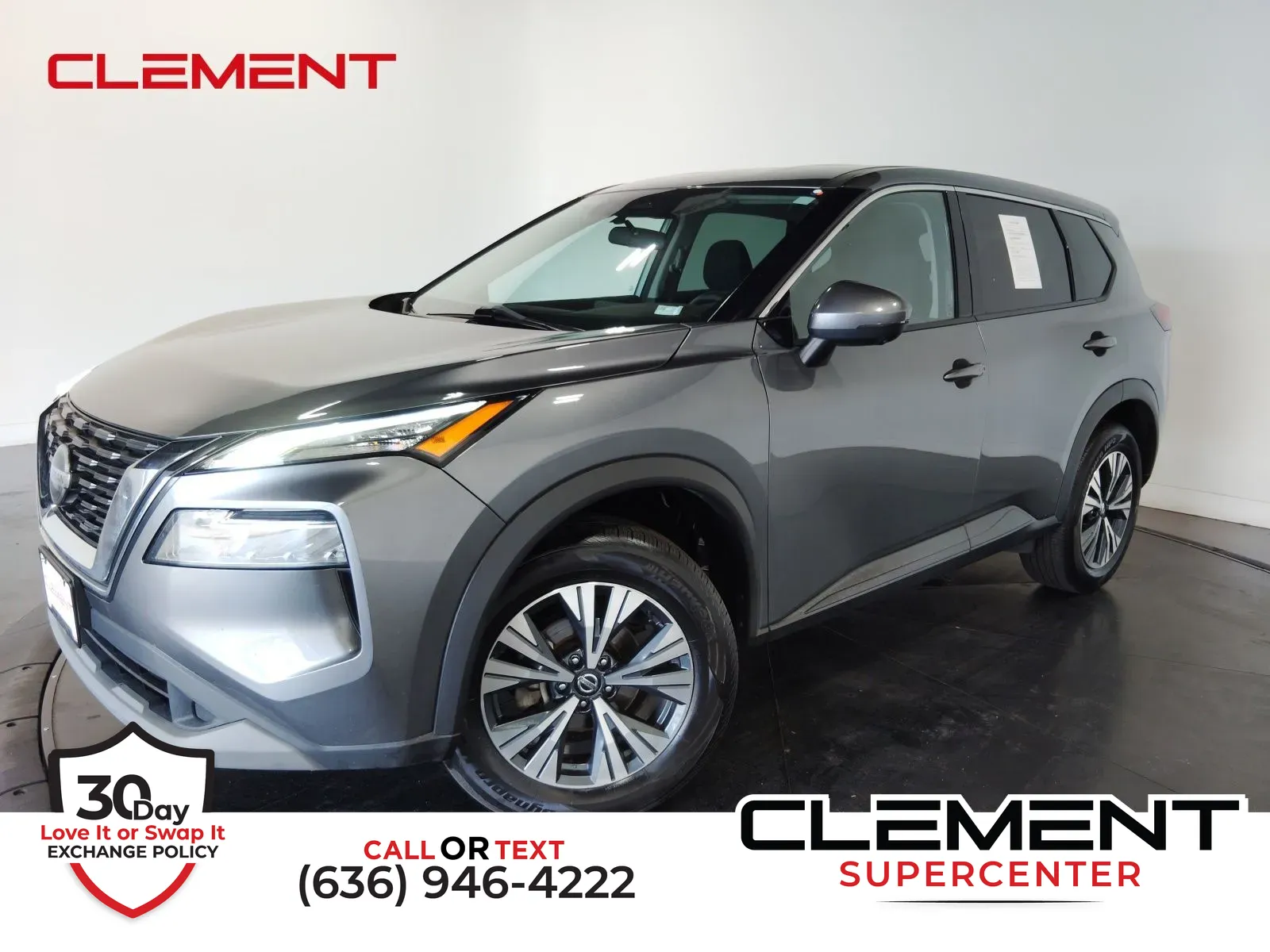 Gray 2021 Nissan Rogue SV for sale in Florissant, MO