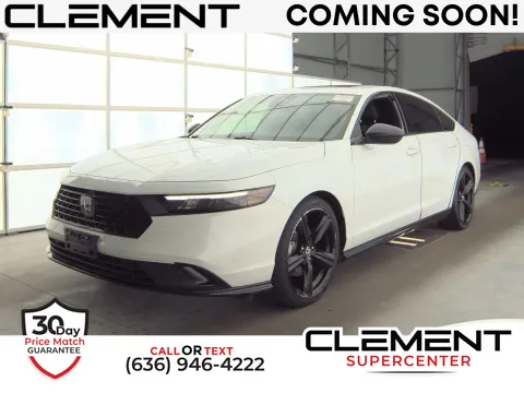 White 2023 Honda Accord Hybrid Sport-L for sale in Florissant, MO