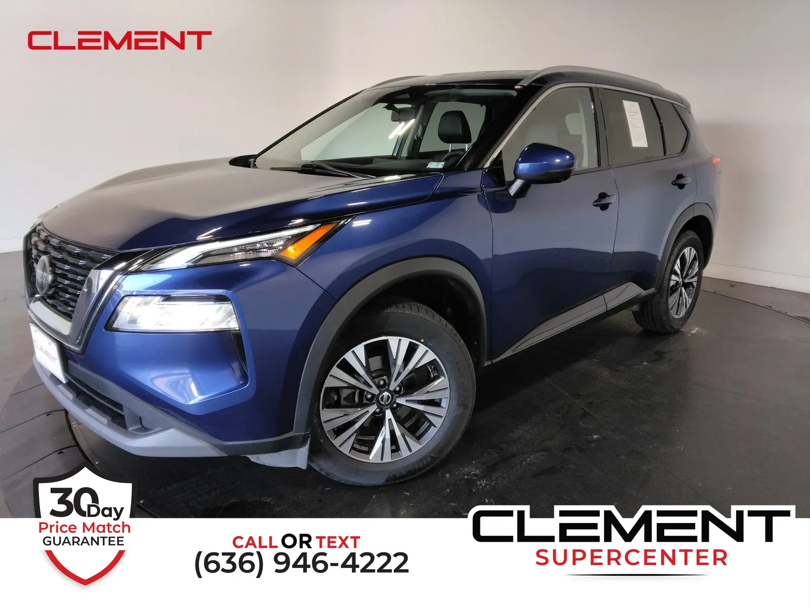 Blue 2021 Nissan Rogue SV for sale in Florissant, MO