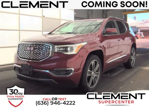 Red 2019 GMC Acadia Denali for sale in Florissant, MO