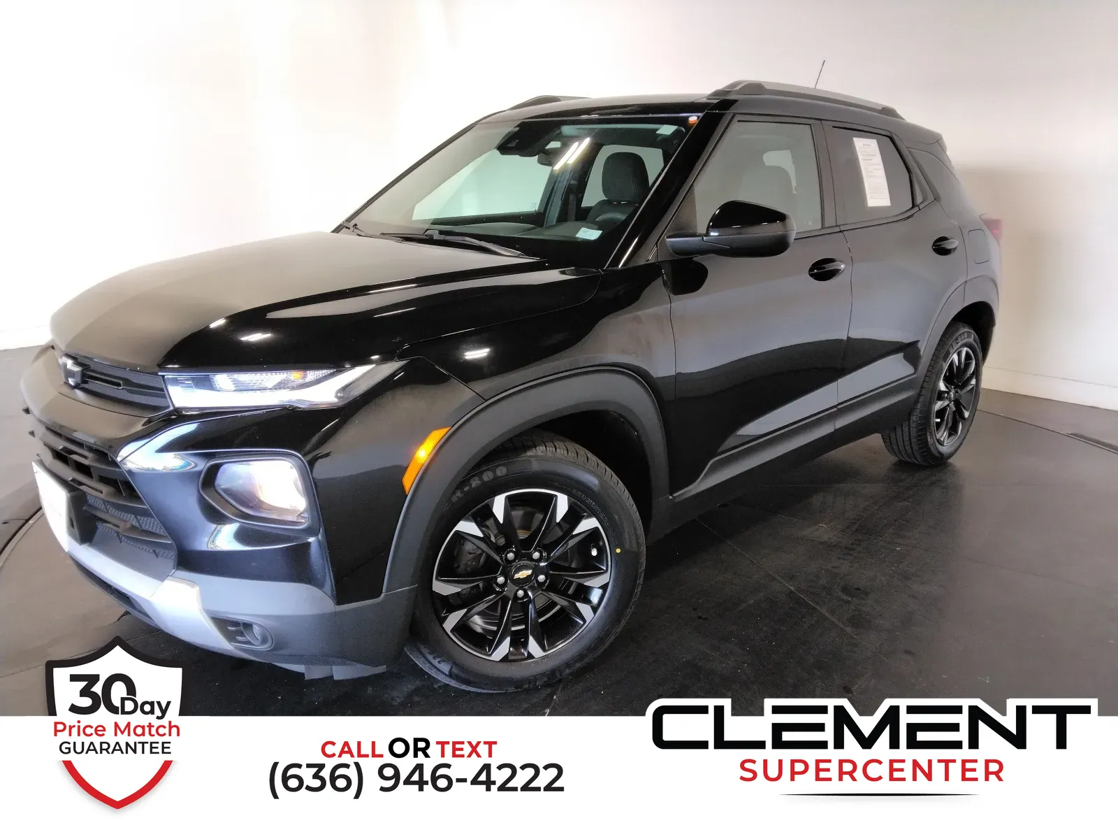 Black 2022 Chevrolet TrailBlazer LT for sale in Florissant, MO