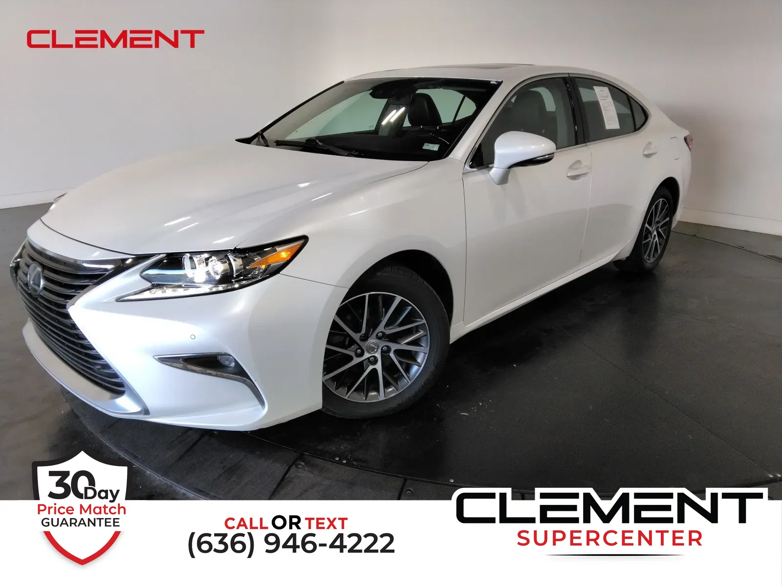 White 2017 Lexus ES 350 for sale in Florissant, MO