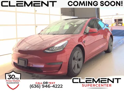 Red 2021 Tesla Model 3 Standard Range Plus for sale in Florissant, MO