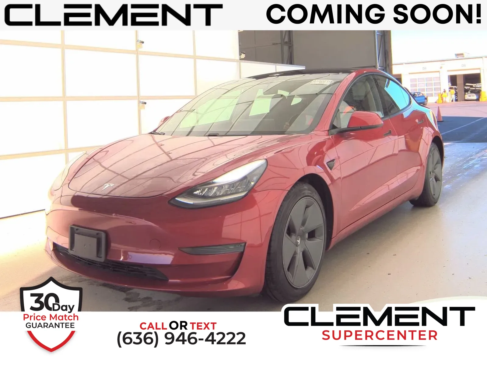 Red 2021 Tesla Model 3 Standard Range Plus for sale in Florissant, MO
